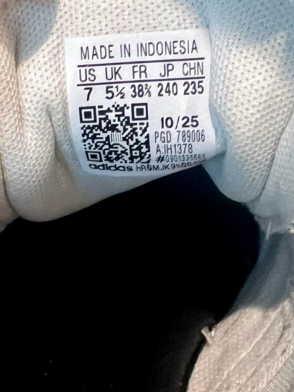 Adidas Breaknet Sleek Off White and Crystal Linen Sneaker Womens Sz 7 - Picture 14 of 15
